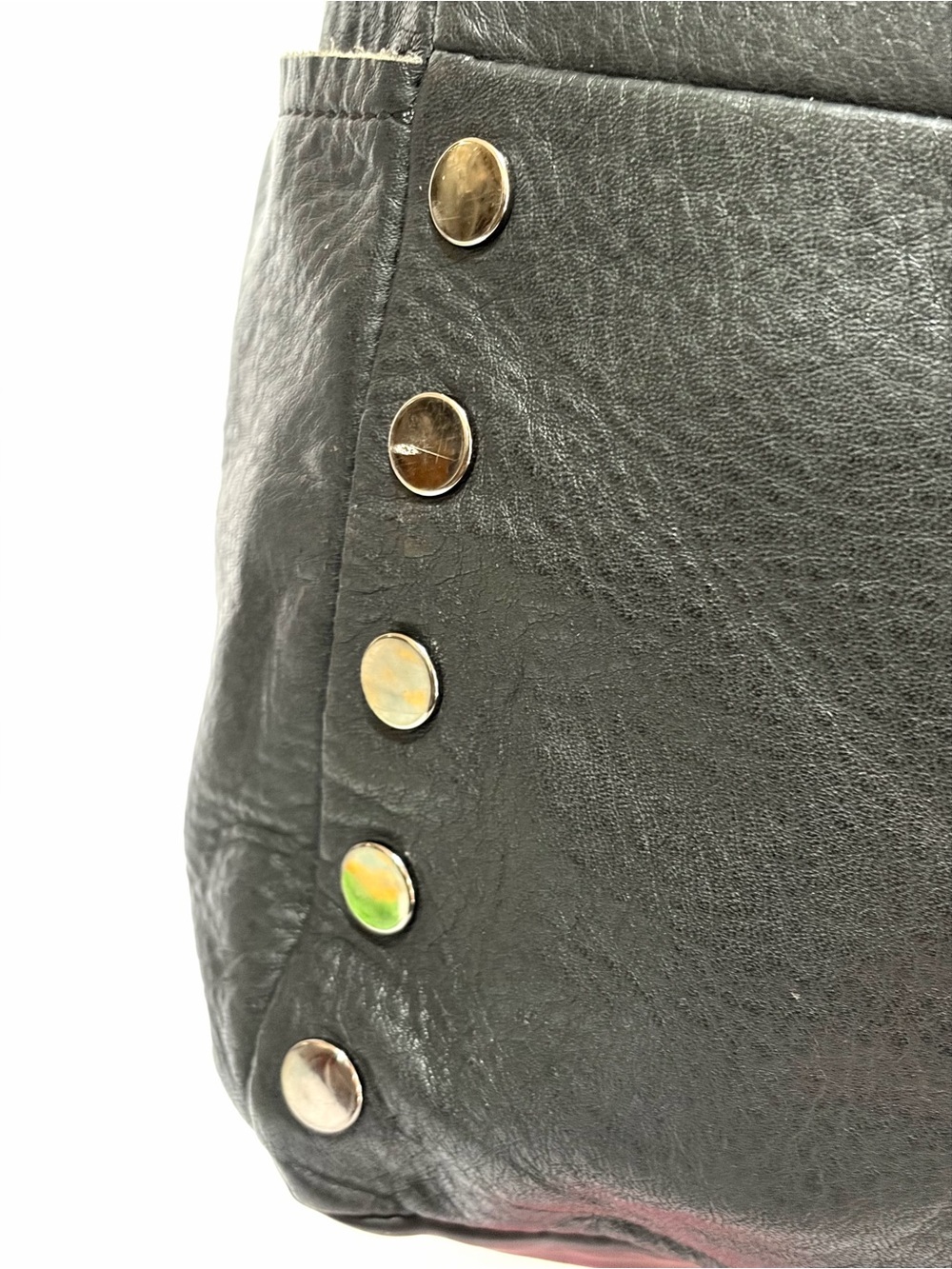 Hammitt Hunter Large Leather Backpack In Black With Gunmetal Hardware - Picture 8 of 14